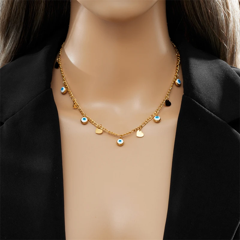 שרשרת עיניים ולבבות