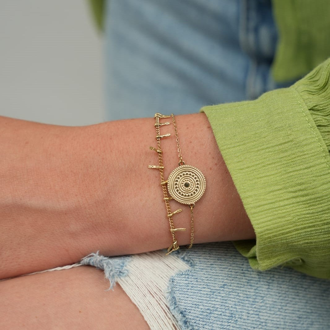 צמיד מטבע מעוצב טלי