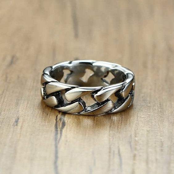 טבעת גבר בורדו