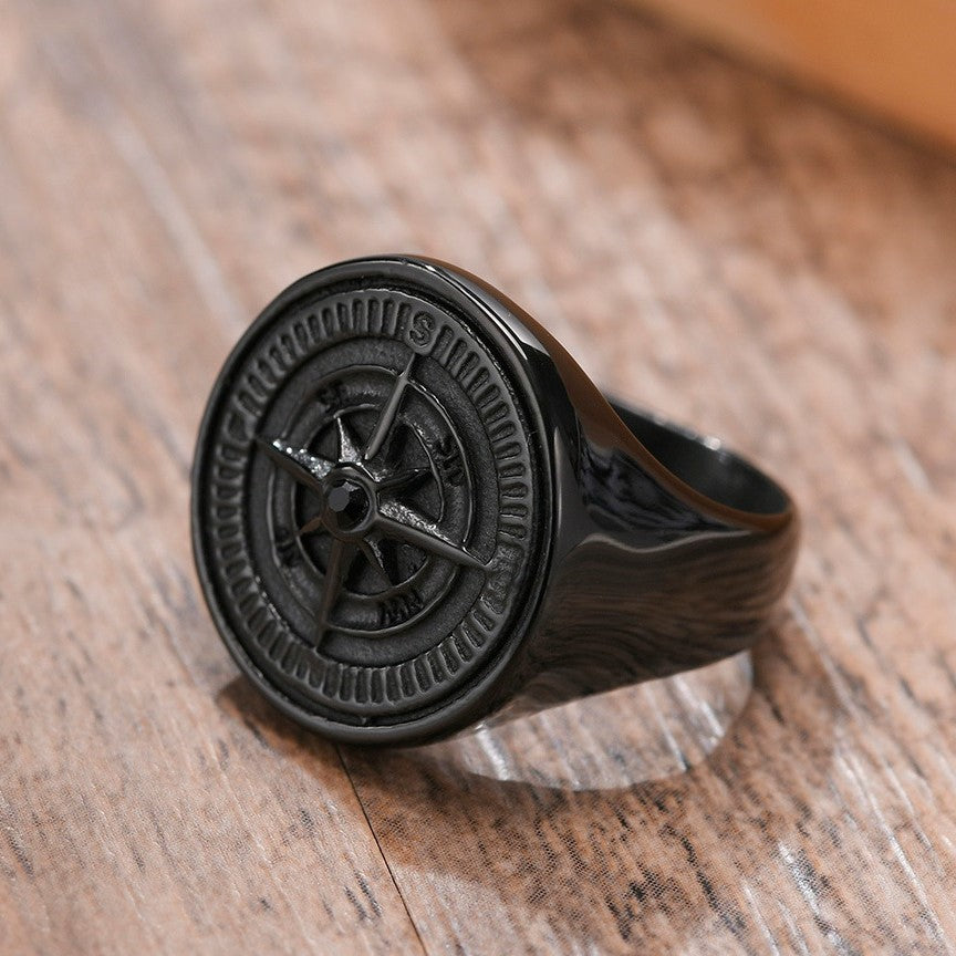 טבעת גבר מצפן פריז